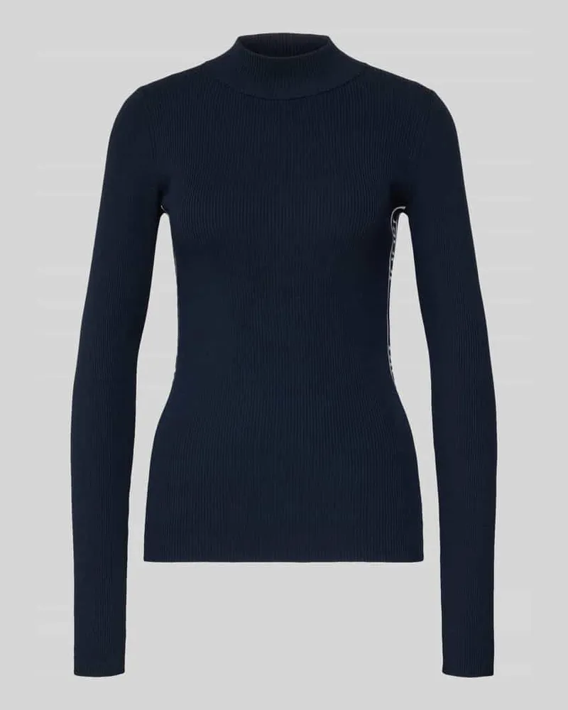 JOOP! Strickpullover mit Stehkragen Modell 'Koni Marine