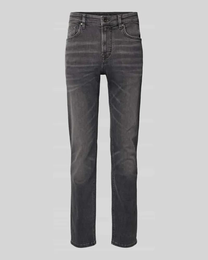 JOOP! Regular Fit Jeans mit Stretch-Anteil Modell 'Mitch Mittelgrau