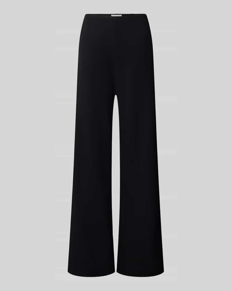 Armedangels Regular Fit Weite Hose aus Viskose-Mix Black