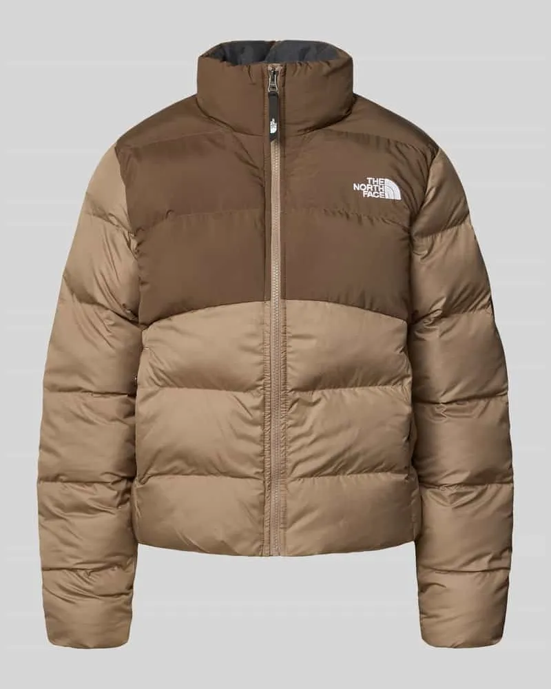 The North Face Steppjacke mit Reißverschlusstaschen Modell 'SAIKURU Camel