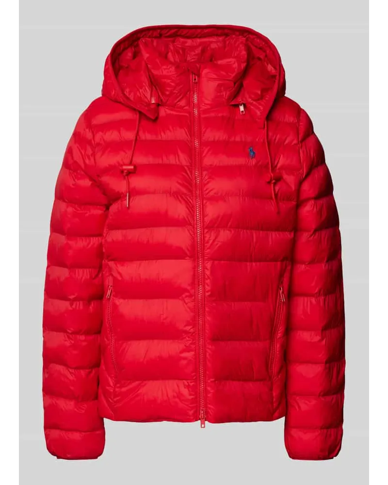 Ralph Lauren Steppjacke mit Reißverschlusstaschen Rot