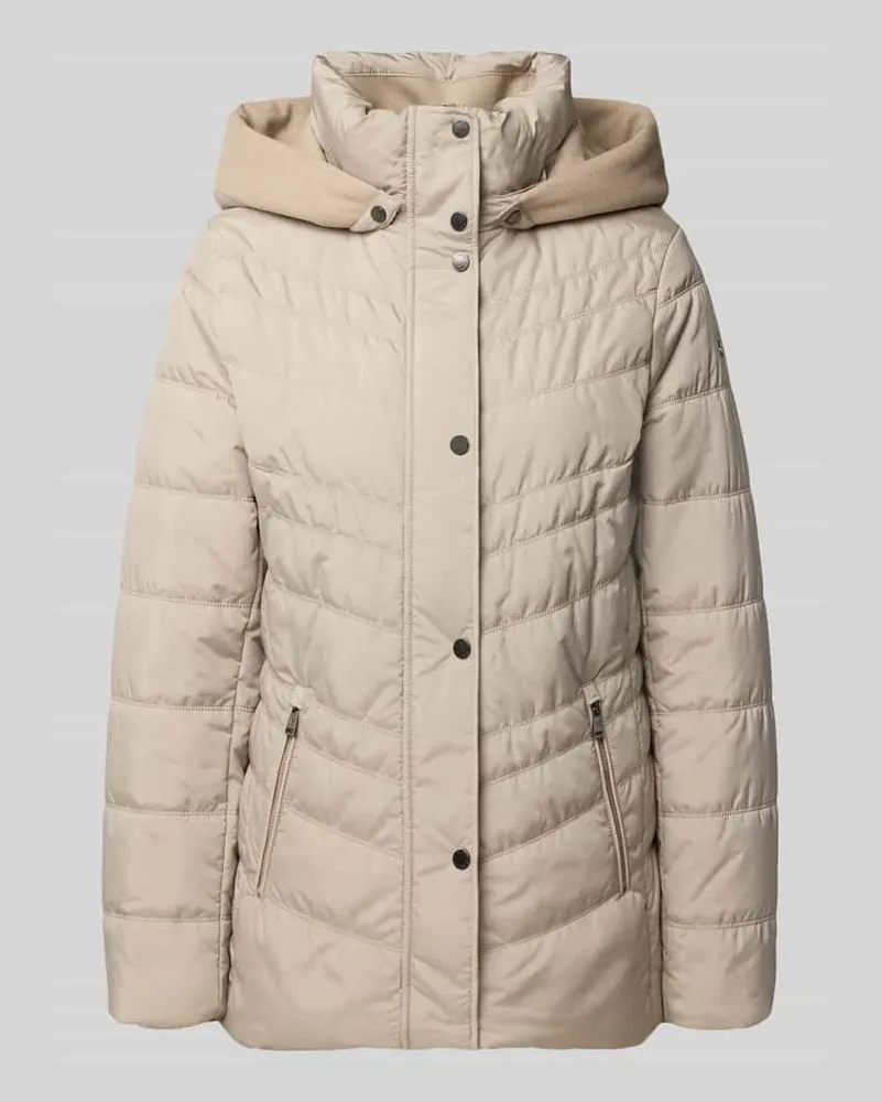 Fuchs Schmitt Jacke in Stepp-Optik mit Kapuze Sand