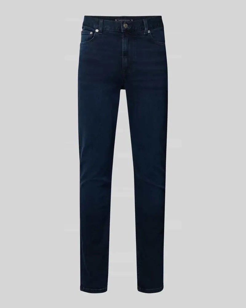 Tommy Hilfiger Slim Fit Jeans aus Baumwoll-Mix Marine