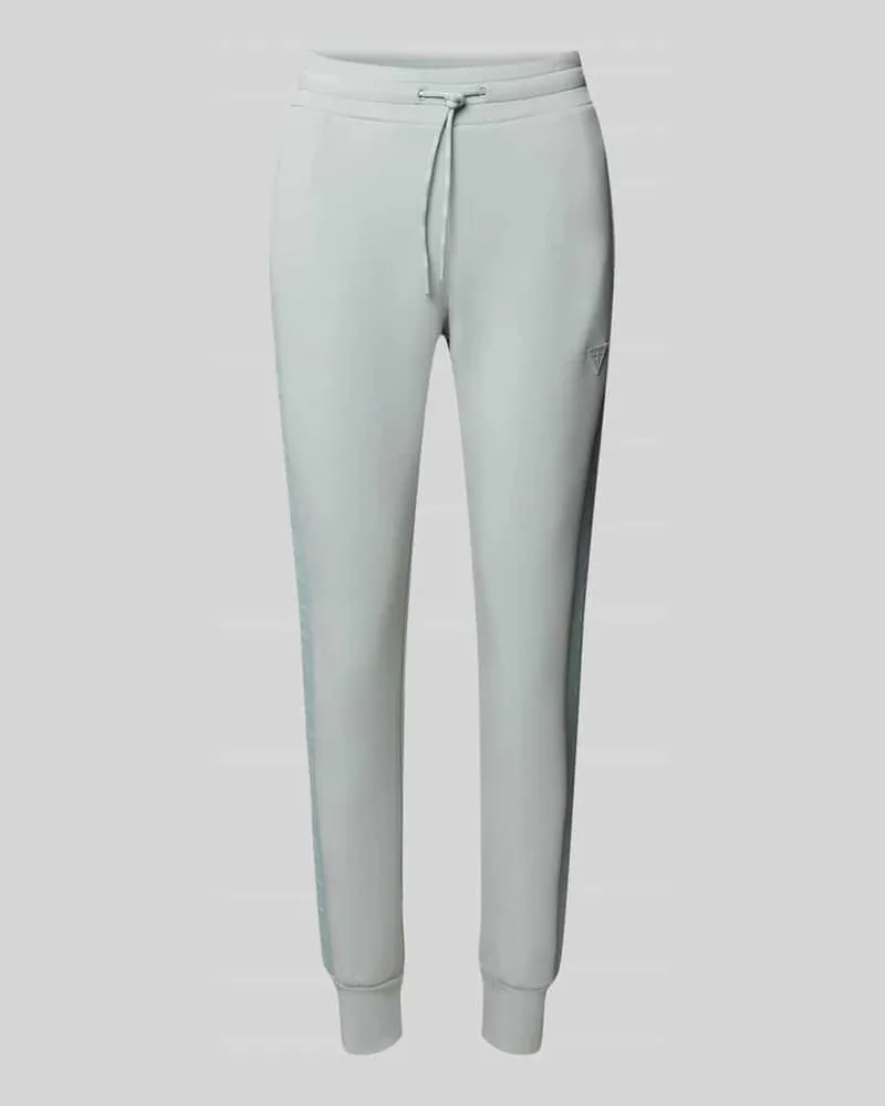 Guess Slim Fit Sweatpants mit elastischem Bund Modell 'ALLIE SCUBA Mittelgrau