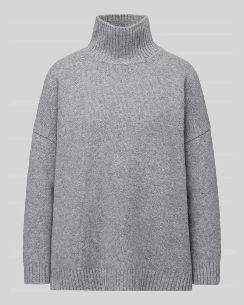 Max Mara Loose Fit Pullover aus reiner Wolle Modell 'BORGIA Dunkelgrau