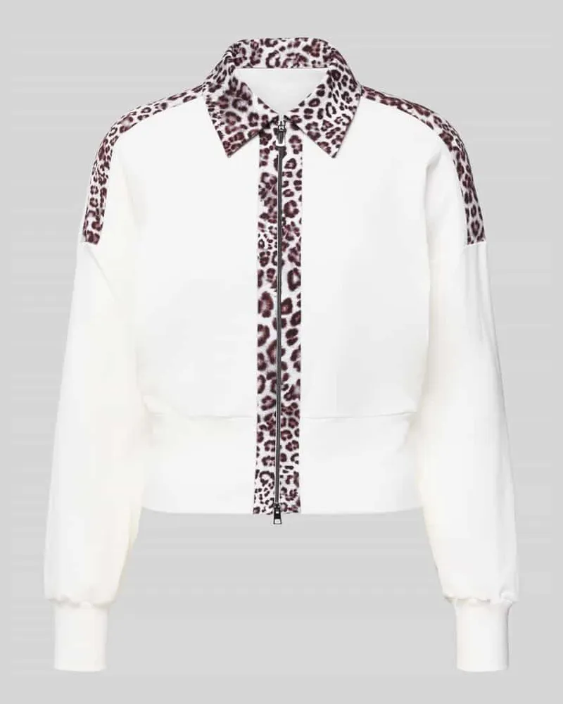 Marc Cain Jacke mit Reißverschluss Offwhite