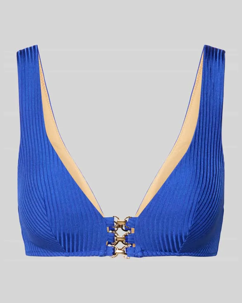 Marie Jo Slim Fit Bikini-Oberteil mit Strukturmuster Modell 'Emly Royal