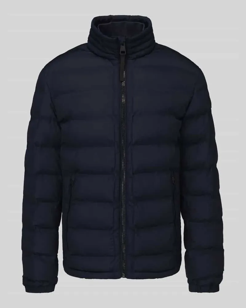 Strellson Regular Fit Steppjacke mit Stehkragen Modell 'MODENA FUSED Dunkelblau