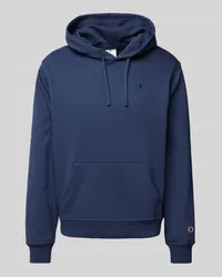 Champion Hoodie mit Logo-Patch Marine