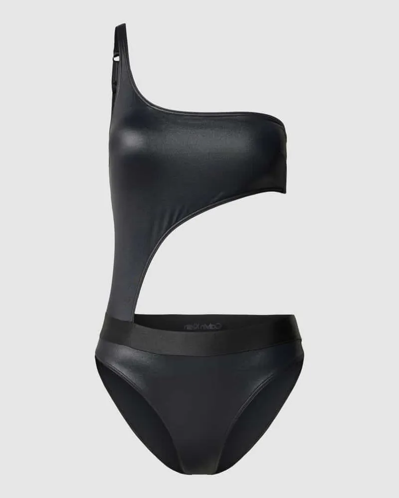 Calvin Klein Badeanzug mit Cut Out Modell 'CK REFINED Black