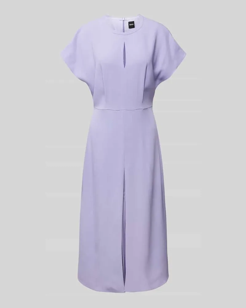 HUGO BOSS Midikleid mit Cut Outs Modell 'Detosa Flieder