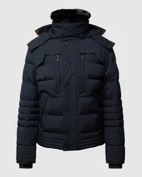 Wellensteyn Steppjacke mit Label-Patch Marine