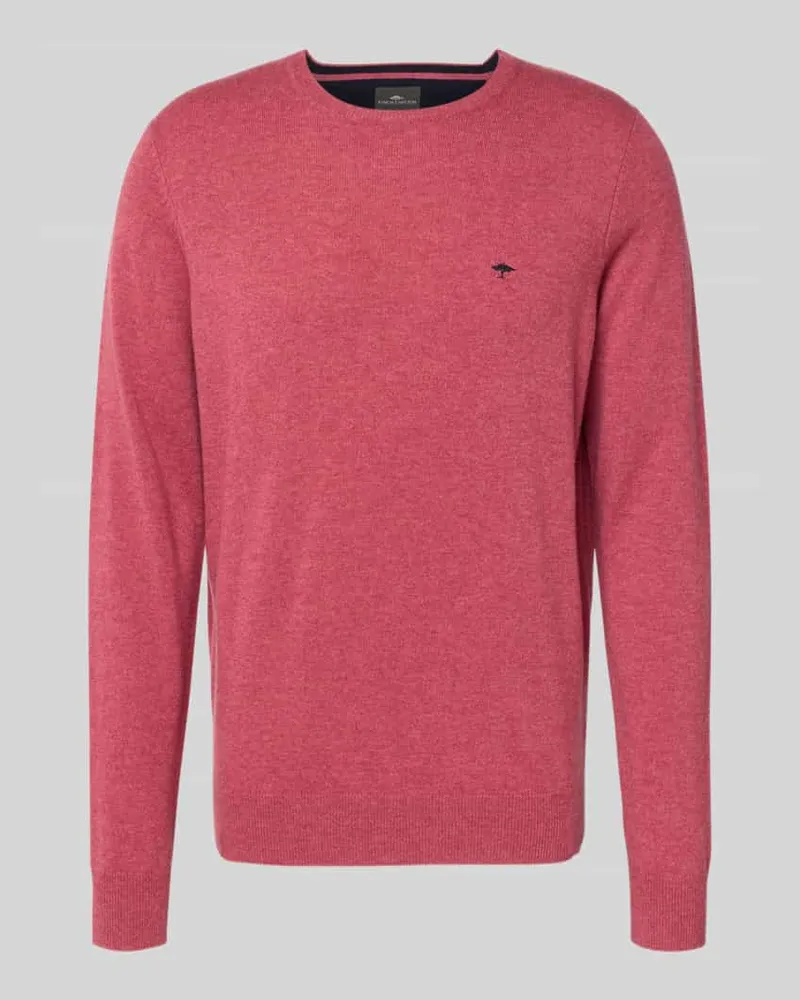 Fynch-Hatton Regular Fit Pullover mit Kaschmir-Anteil Modell 'Merino Kirsche