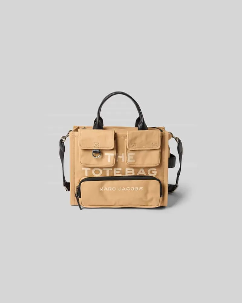 Marc Jacobs Tote Bag mit Logo-Print Camel