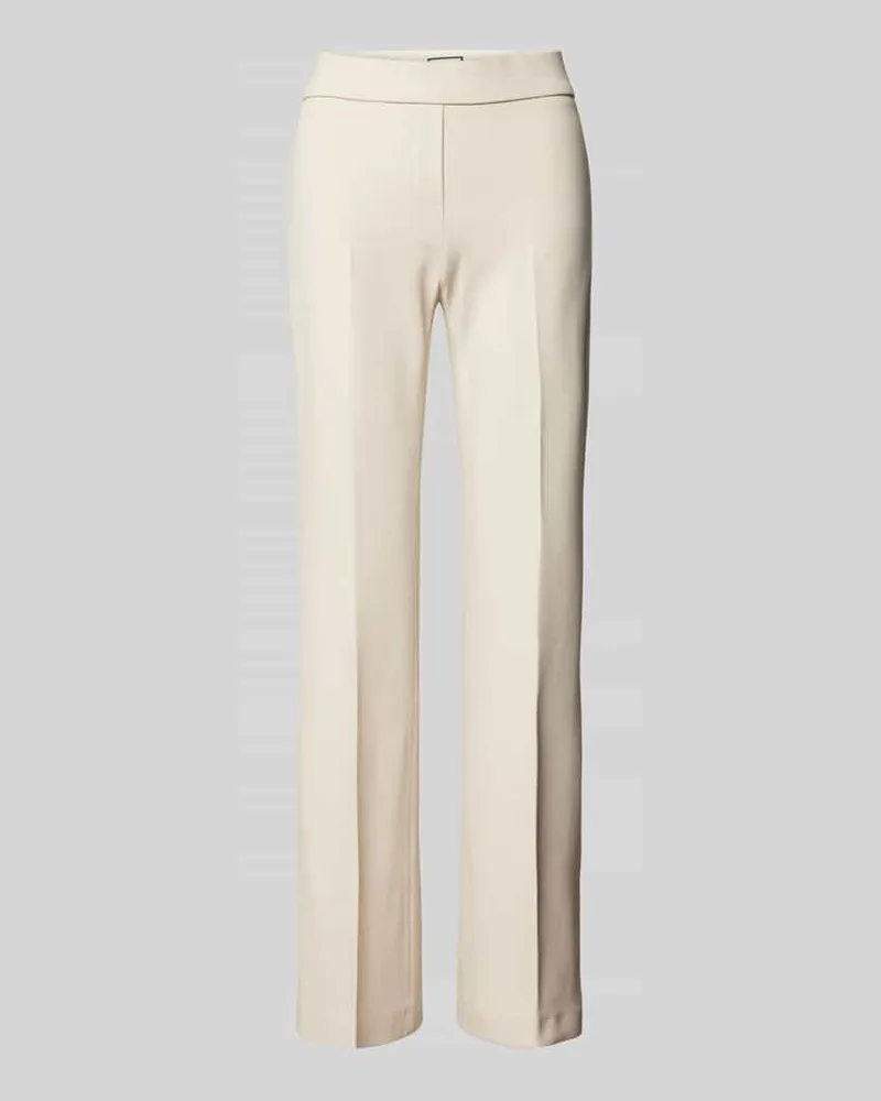 SEDUCTIVE  Straight Leg Stoffhose mit elastischem Bund Modell 'NANOU Ecru