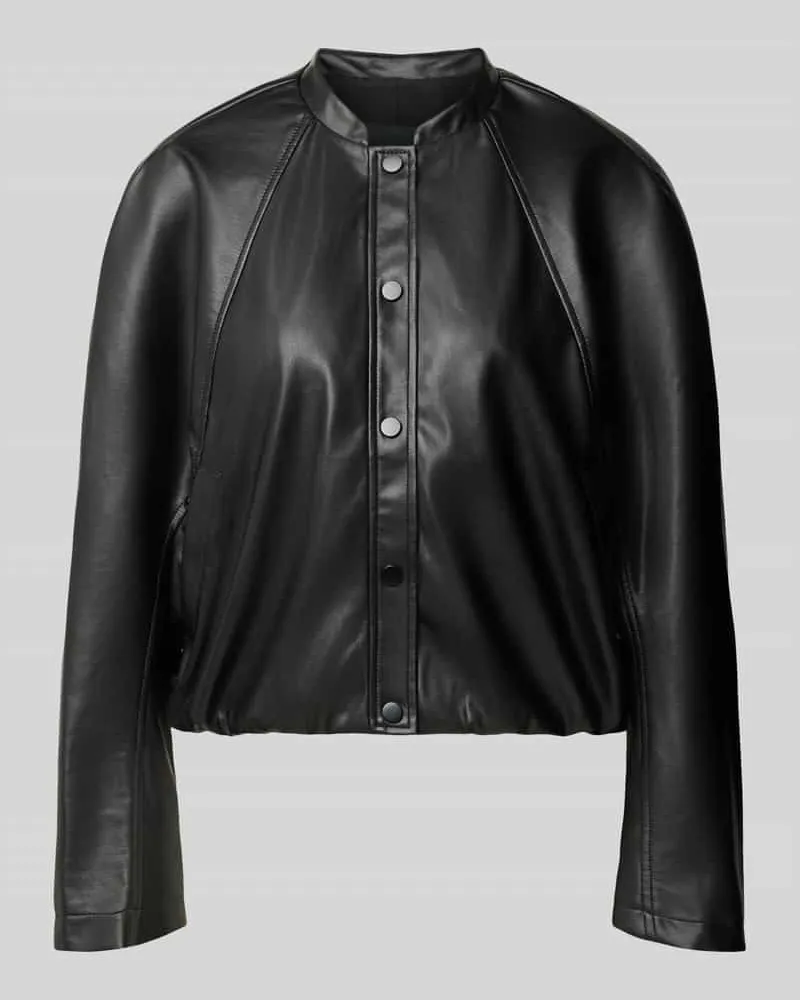someday. Jacke in Leder-Optik mit Stehkragen Modell 'Nairi Black