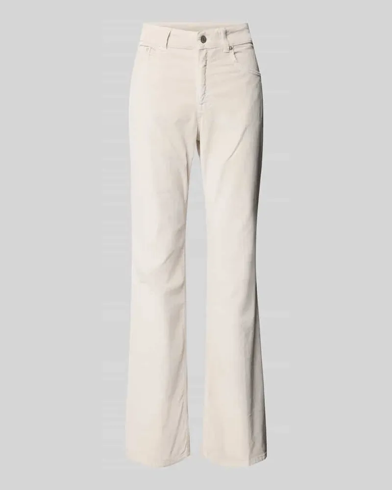 Gant Flared Fit Cordhose im 5-Pocket-Design Modell 'Cordur Ecru