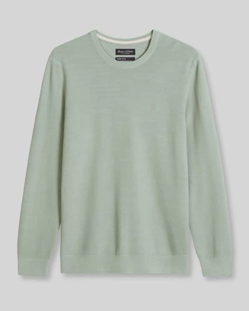 Marc O'Polo Regular Fit Pullover aus reiner Baumwolle Mint