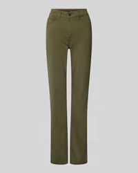 MAC Jeans Straight Fit Jeans im 5-Pocket-Design Khaki