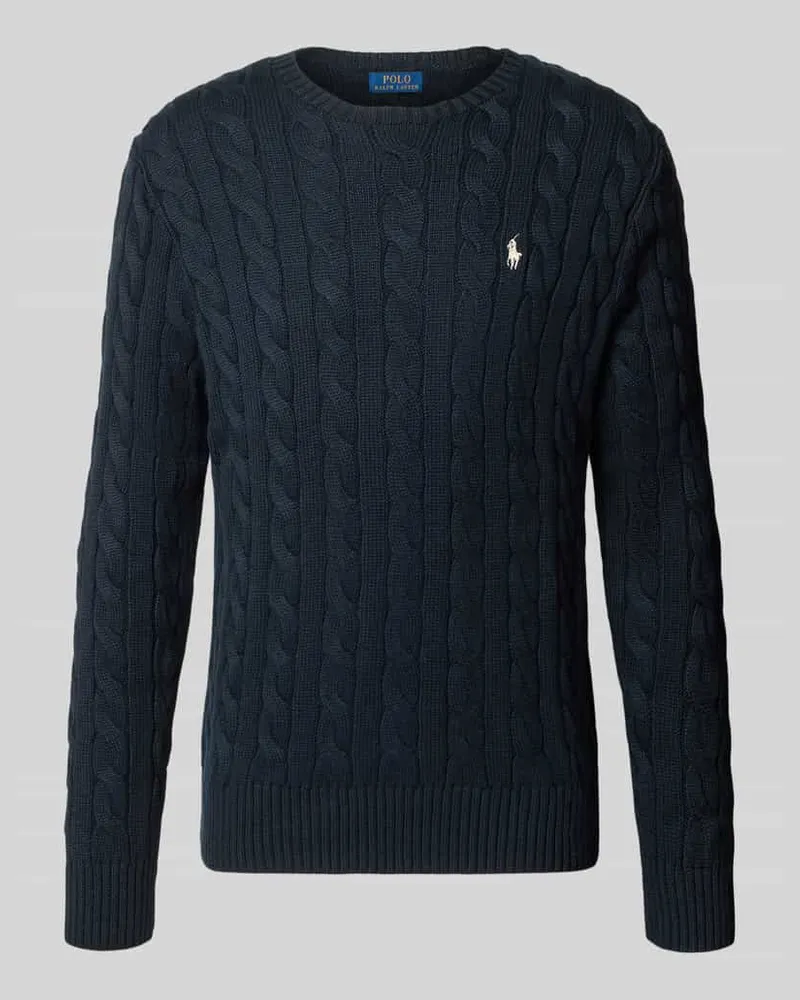 Ralph Lauren Pullover mit Logo-Stitching Marine