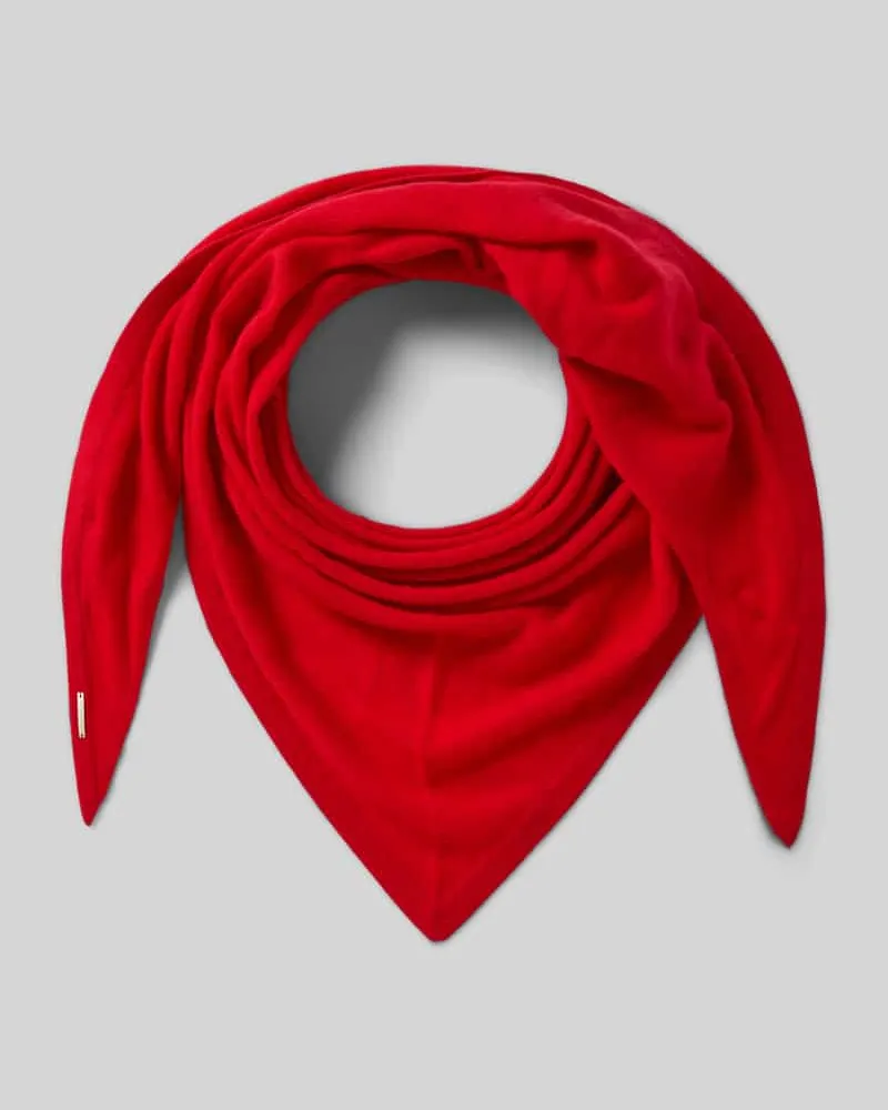 Seeberger Schal aus reinem Kaschmir Rot
