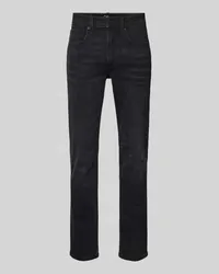 S.Oliver Slim Fit Jeans im 5-Pocket-Design Modell 'Nelio Black