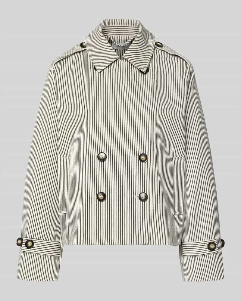 mbyM Relaxed Fit Jacke mit Umlegekragen Modell 'Becker Offwhite