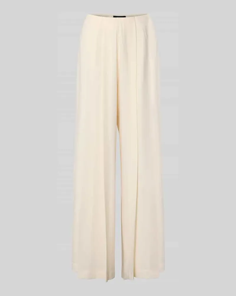 S.Oliver Weite Hose mit Bundfalten Sand
