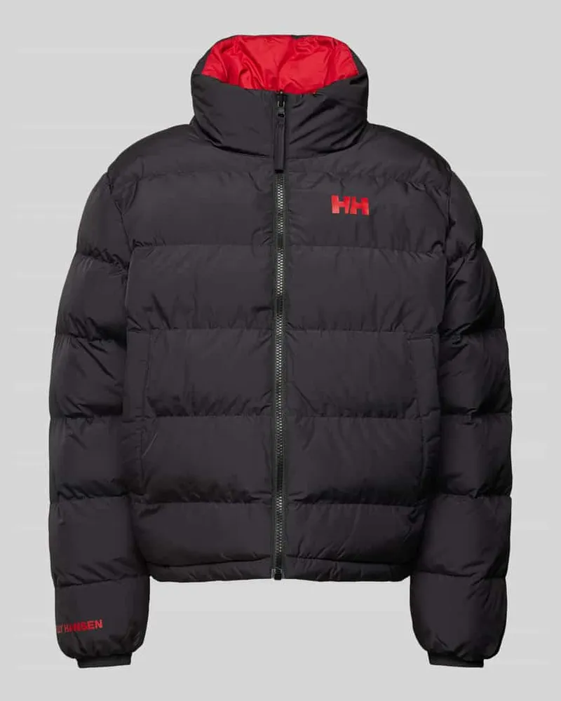 Helly Hansen Steppjacke mit Label-Print Black