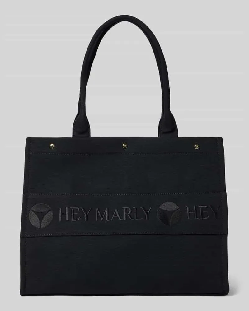 Hey Marly Handtasche mit Logo-Stitching Modell 'Signature Black