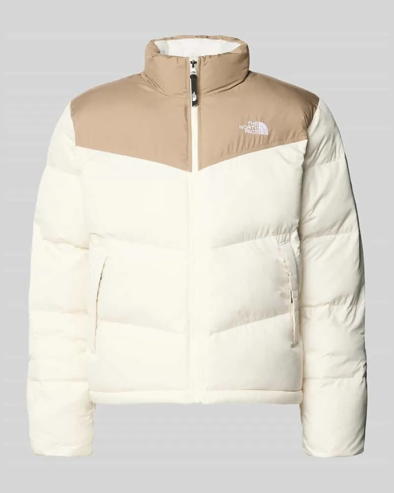 The North Face Steppjacke mit Stehkragen Modell 'SAIKURU Hellgrau