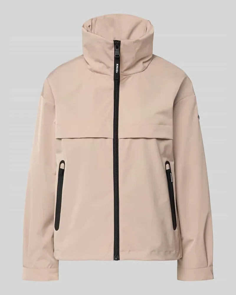 khujo Jacke mit Stehkragen Beige