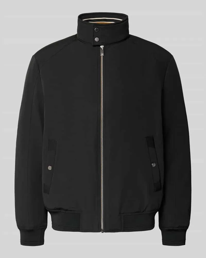 Christian Berg Jacke mit Reißverschluss Black