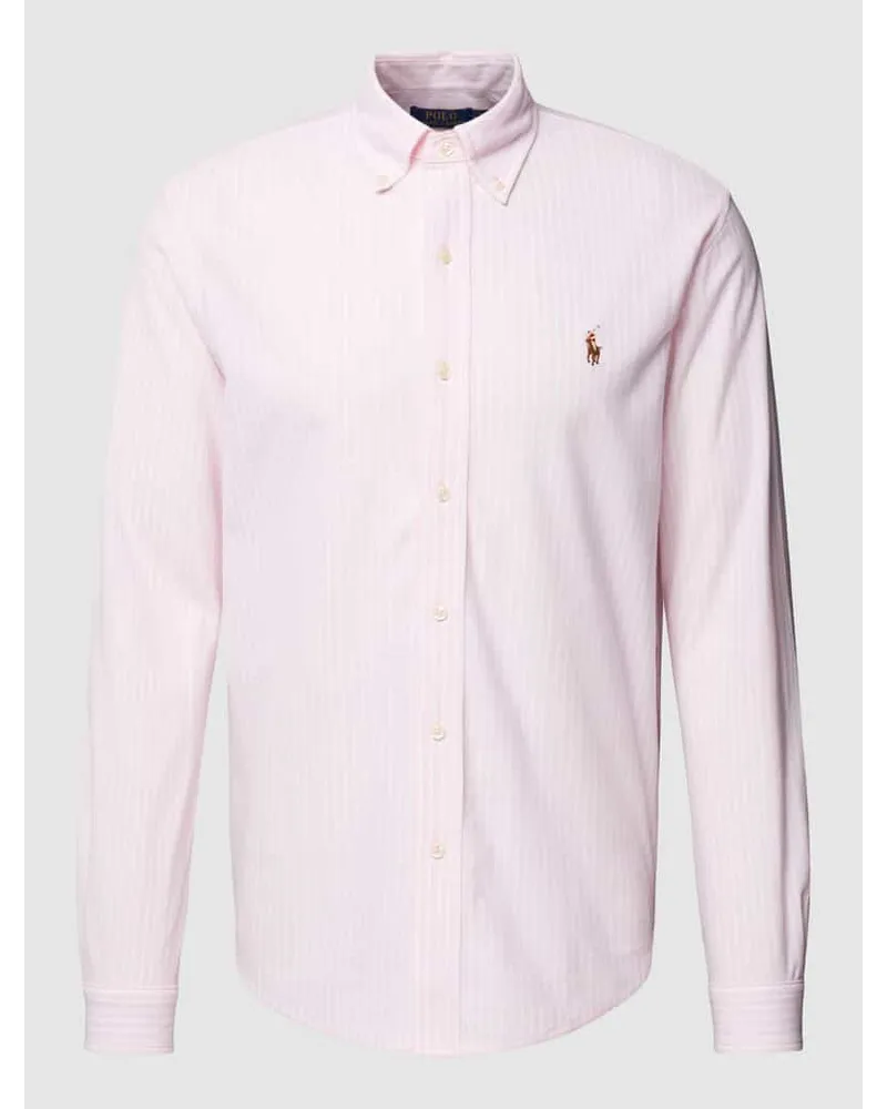 Ralph Lauren Regular Fit Freizeithemd mit Streifenmuster Rosa