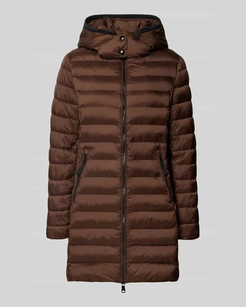 Fuchs Schmitt Steppjacke mit Zweiwege-Reißverschluss Dunkelbraun