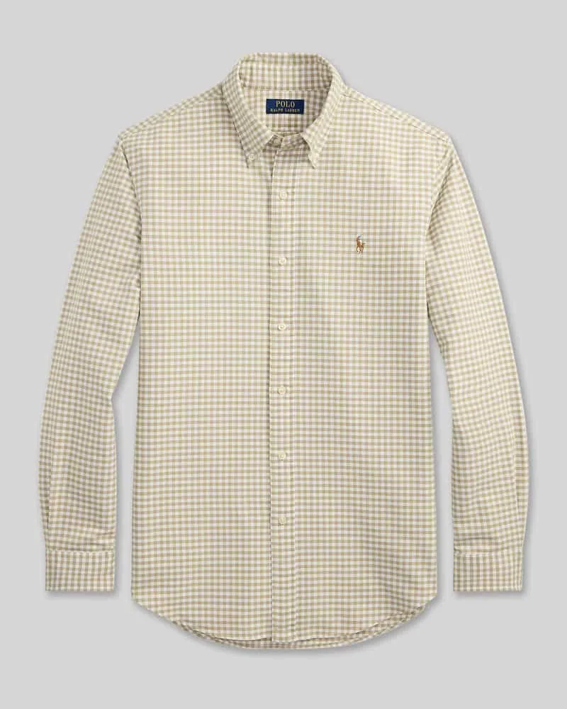 Ralph Lauren Regular Fit Freizeithemd aus reiner Baumwolle Beige