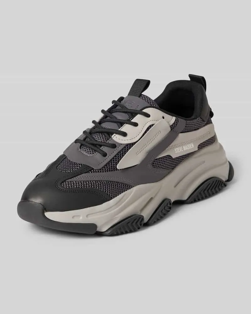 Steve Madden Sneaker mit Schnürung Modell 'Possess Mittelgrau
