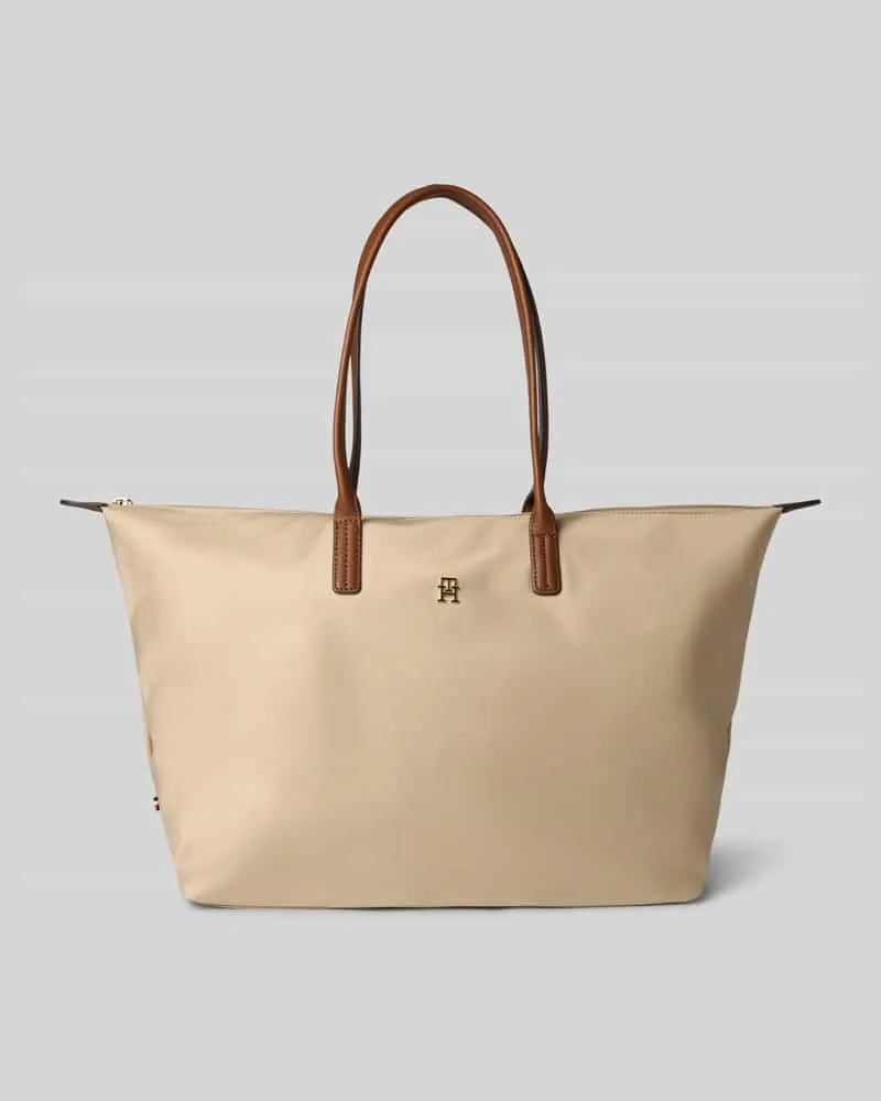 Tommy Hilfiger Tote-Bag mit Reißverschluss Beige
