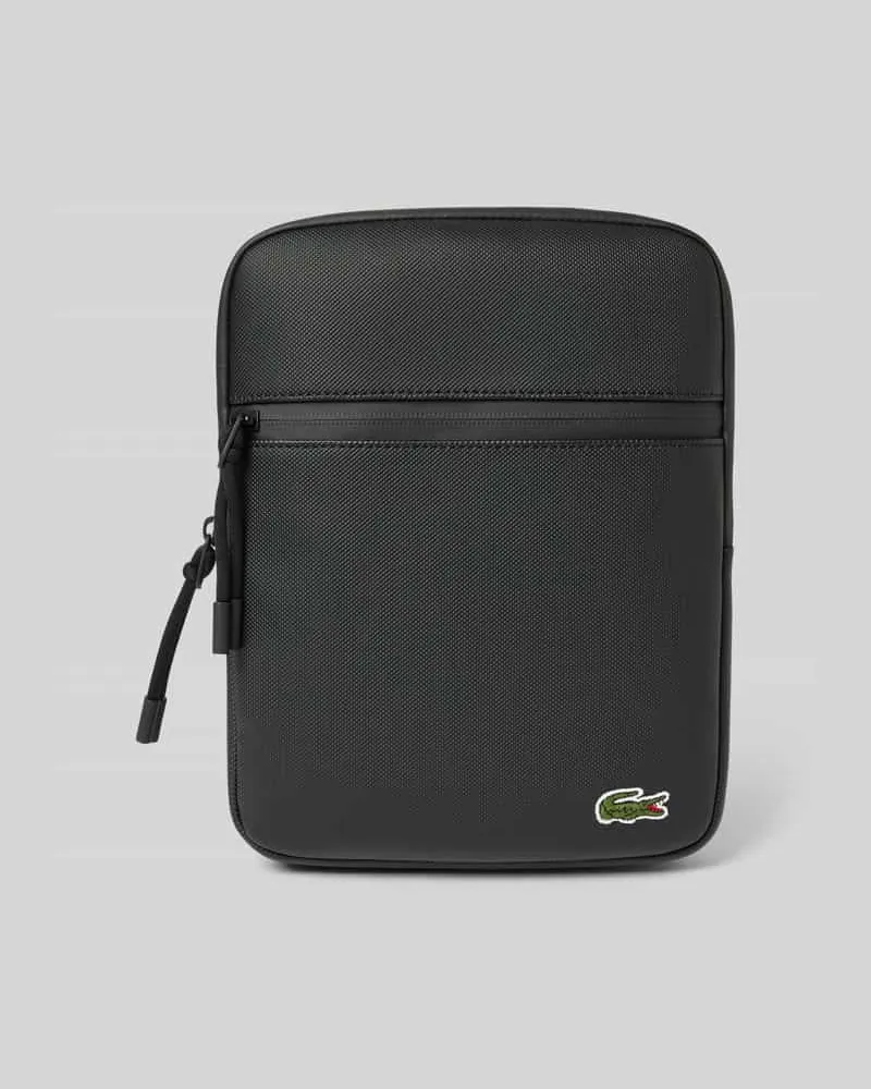 Lacoste Umhängetasche mit Label-Patch Black