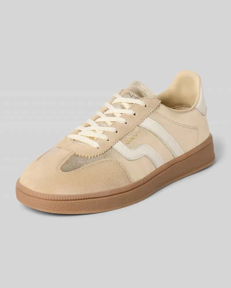 Gant Sneaker aus echtem Leder mit Logo-Prägung Modell 'Cuzima Gold