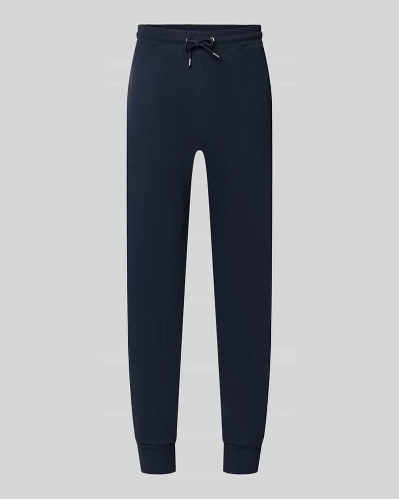 Paul Smith Slim Fit Sweatpants aus reiner Baumwolle Marine