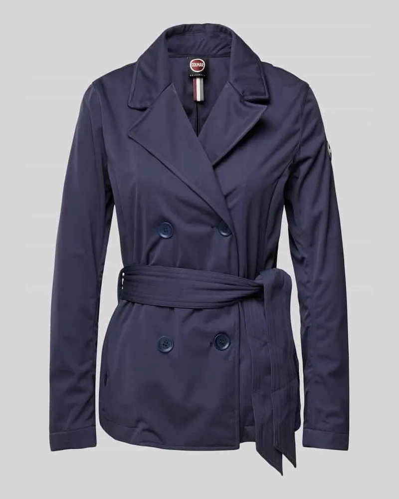 Colmar Trenchcoat mit Bindegürtel Marine
