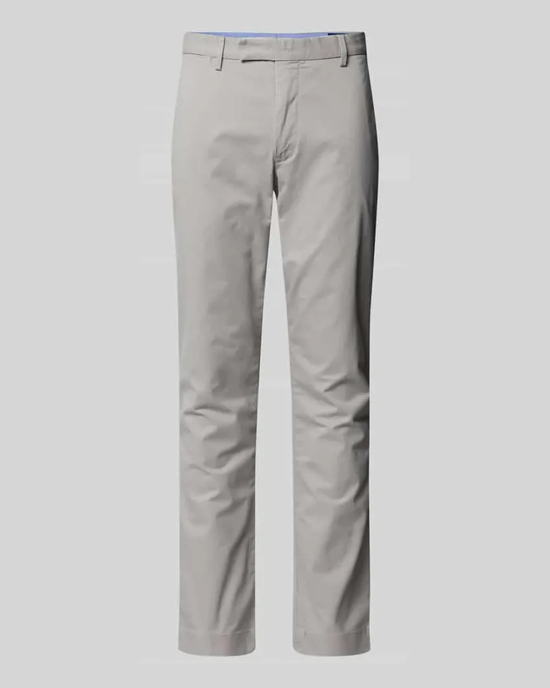 Ralph Lauren Stoffhose mit Gesäßtaschen Mittelgrau
