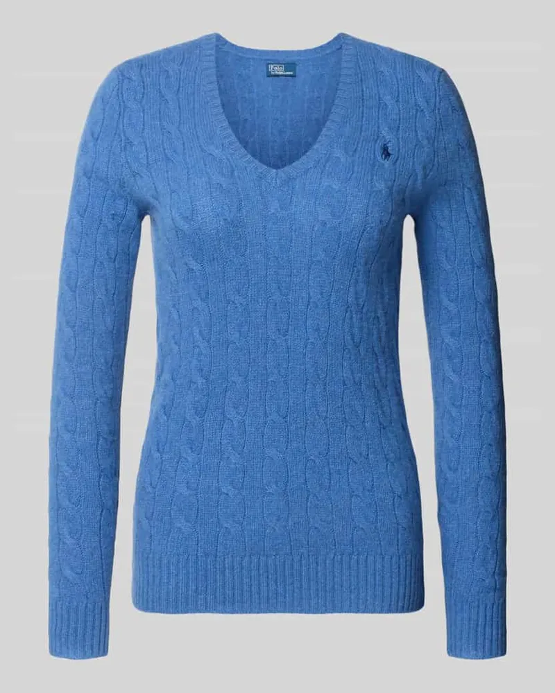 Ralph Lauren Regular Fit Pullover aus Woll-Mix mit Kaschmir-Anteil Ocean
