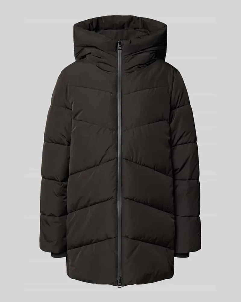 Mango Steppmantel mit Zweiwege-Reißverschluss Modell 'TOKYO Black