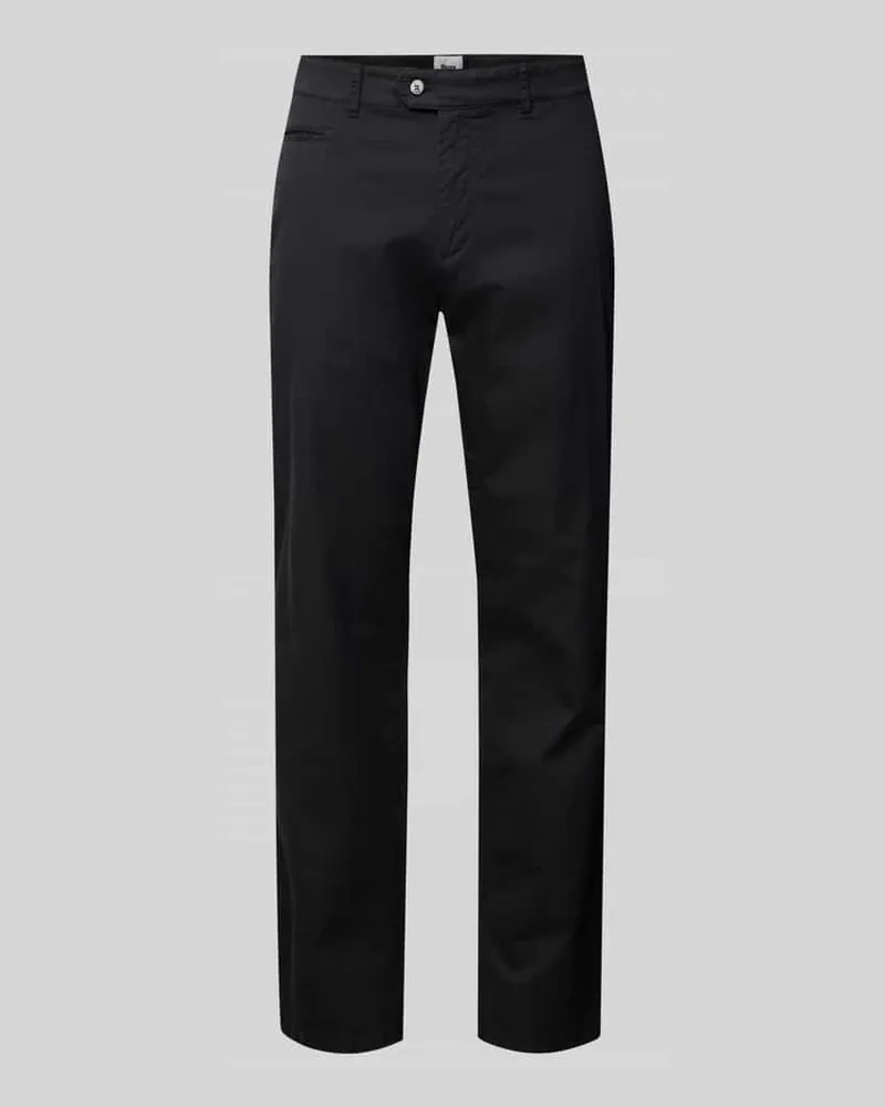 Brax Straight Fit Stoffhose mit Lyocell-Anteil Modell 'Everest Black