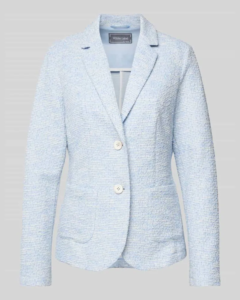 White Label Blazer mit aufgesetzten Taschen Bleu