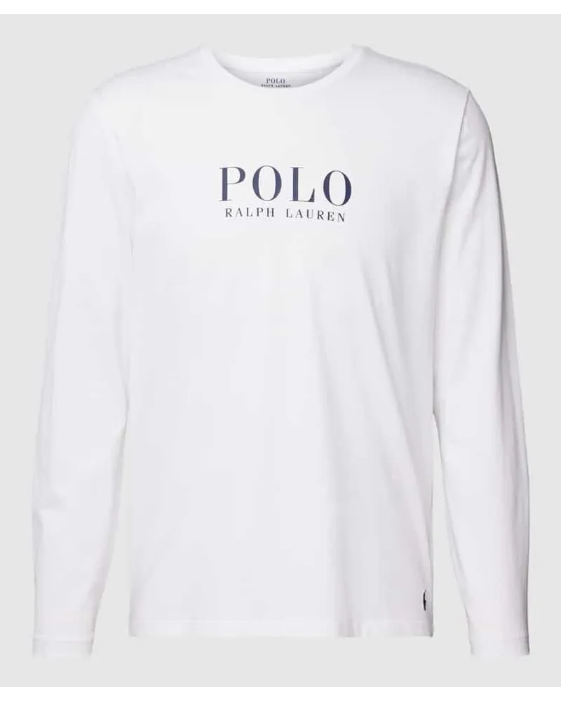 Ralph Lauren Longsleeve mit Rundhalsausschnitt Weiss