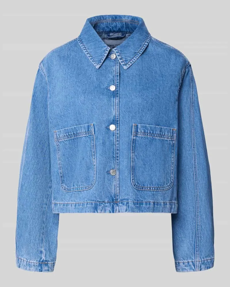 Marc O'Polo Relaxed Fit Jeansjacke aus reiner Baumwolle Jeansblau