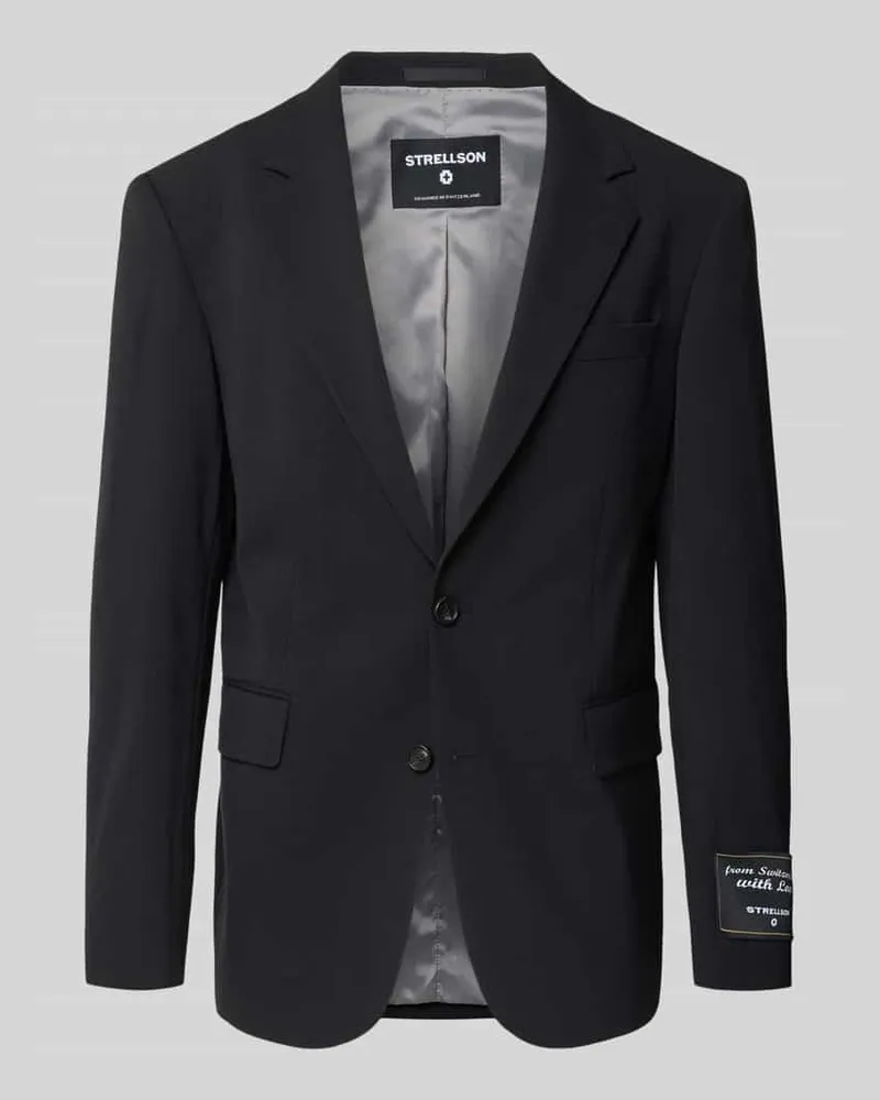 Strellson Regular Fit Anzugsakko mit Woll-Anteil Modell 'REECE Black